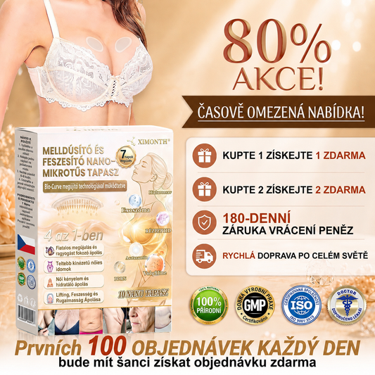 𝐗𝐈𝐌𝐎𝐍𝐓𝐇®🏆 Náplast s nano mikrojehličkami pro objem, pozvednutí a zpevnění poprsí Volufiline + Exosome + Copper Peptide formule poháněná technologií buněčné obnovy