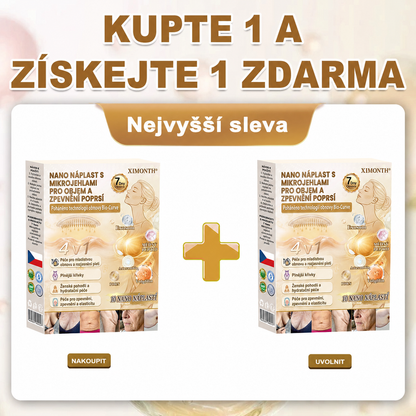 𝐗𝐈𝐌𝐎𝐍𝐓𝐇®🏆 Náplast s nano mikrojehličkami pro objem, pozvednutí a zpevnění poprsí Volufiline + Exosome + Copper Peptide formule poháněná technologií buněčné obnovy