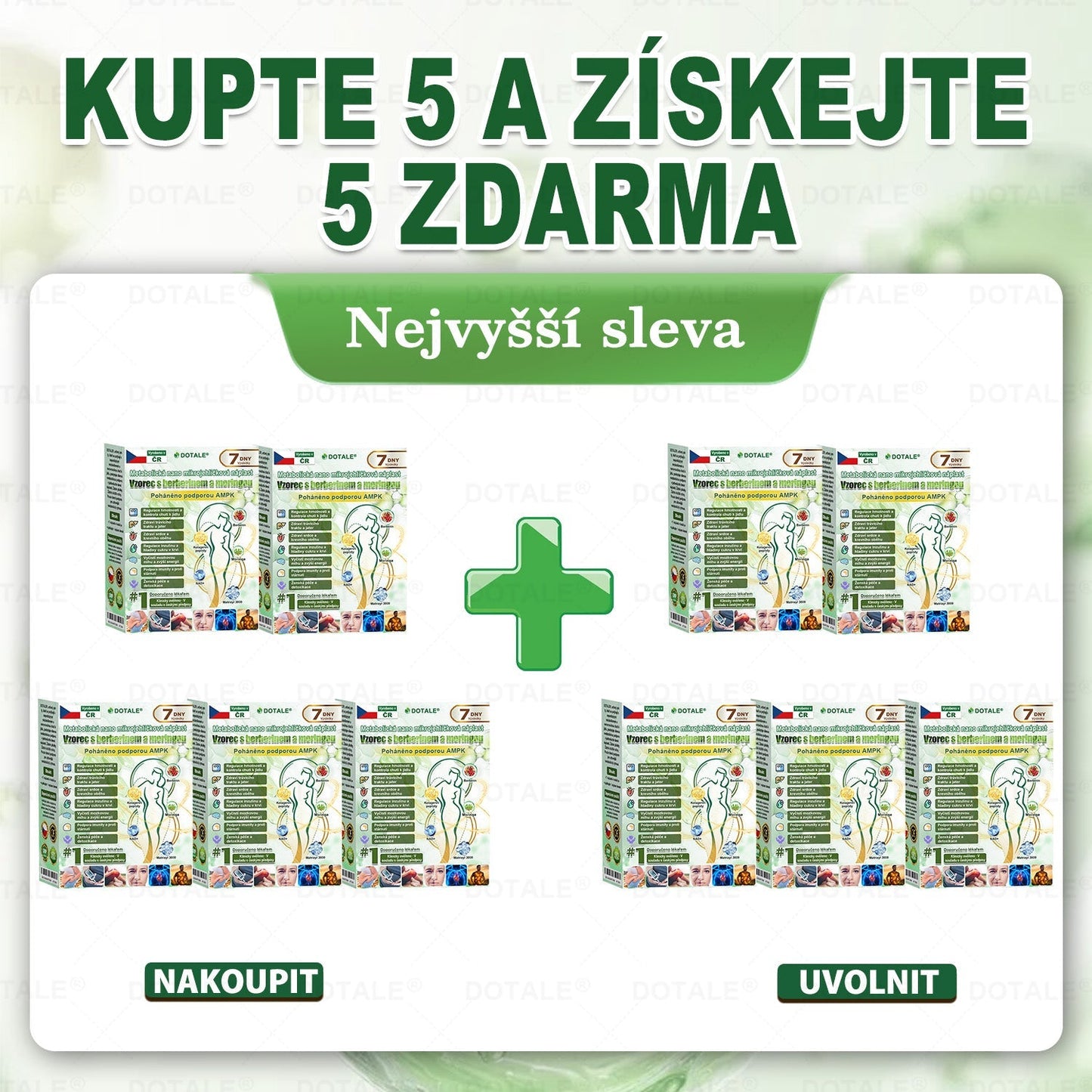 💥𝑫𝑶𝖳𝖠𝐋𝐄® metabolická nano mikrojehličková náplast 🎁 (Pouze jednou denně, viditelné výsledky již do 7 dnů!) ✅ Formule Berberin + Moringa, ideální při nadváze, nedokonalostech pokožky, diabetu, spánkové apnoe a kloubních potížích 💥💥